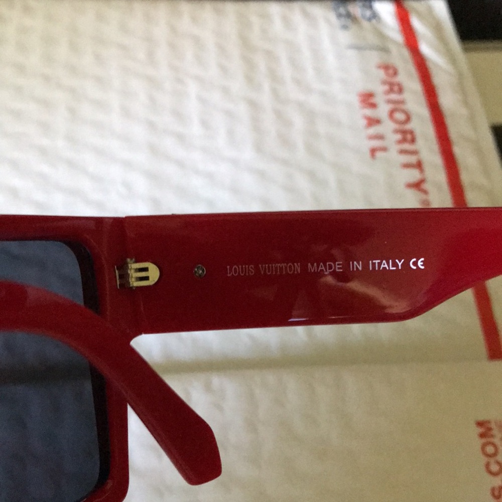 LV Cyclone Sunglasses red - Picture 4 of 8